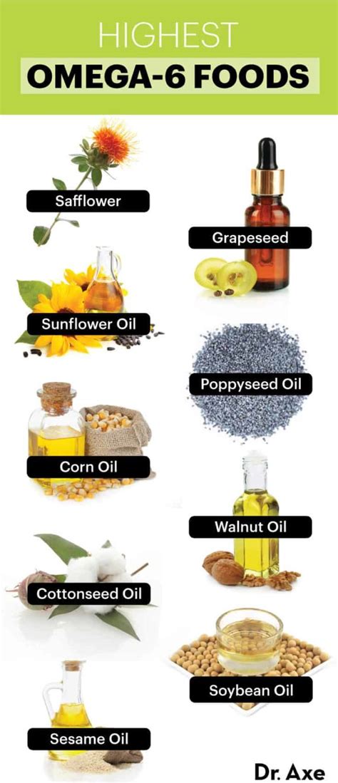 oils highest in omega 6.